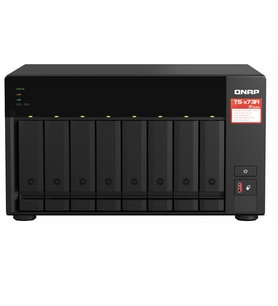 QNAP TS-873A-8GB RYZEN V1500B 8GB RAM- 8-diskli Nas Server (Disksiz)