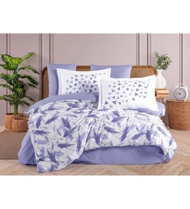 Mulvxurg  Urg02  Çift Kişilik Poplin Nevresim Lila (Mulvix)