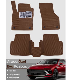HYUNDAİ SONATA HYBRİD (2024-2025) Uyumlu EVA Paspas Tam Set–Araca Özel,Kolay Montaj,Su Geçirmez