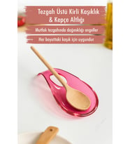 Akrilik Mürdüm Tezgah Üstü Kirli Kaşıklık & Kepçe Altlığı