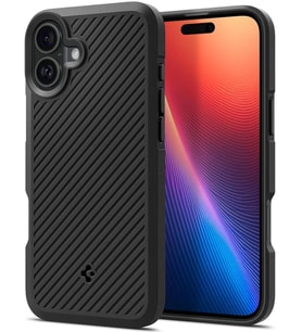 Spigen iPhone 16 Plus ile Uyumlu Kılıf Core Armor Black (Siyah)