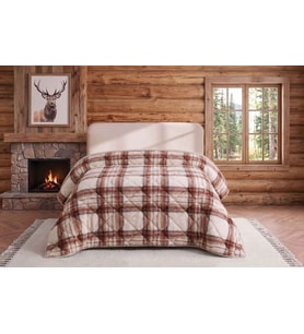 Merinos Loft Yorgan 195X215 Volante Kiremit