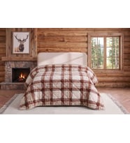 Merinos Loft Yorgan 195X215 Volante Kiremit