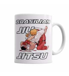 Brasilian Jiu Jitsu Kupa Bardak Porselen
