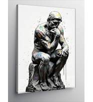 Kanvas Tablo Düşünen Sanat Heykeli