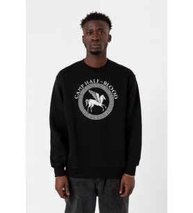 Percy Jackson Camp Half Blood Siyah Erkek 2ip Sweatshirt