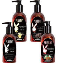Playboy Massage Oil 120 ml 4 Çeşit Vücut Masaj Yağı