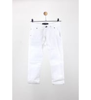 Erkek Çocuk Regular Fit Jogger Pantolon Beyaz