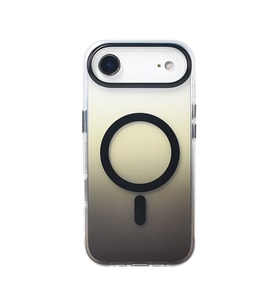 Apple iPhone 17 Air Kılıf Transparan Renk Geçişli M-safe Şarj Özellikli Toros Ka (Siyah)