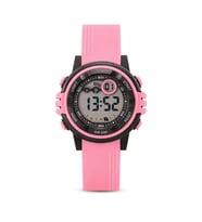 Kız Çocuk Dijital Spor Pembe Silikon Kordon Kol Saati ST-304433