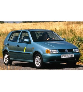 VW Polo Hatchback 1994-1999 Sağ Ön Kapı Orta Çıtası Siyah 6N4853516A 
