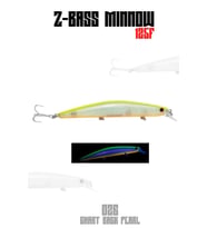 Fujin Z-Bass Minnow 125F 21gr Maket Balık - 026 Chart Back Pearl
