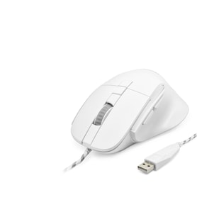 7D Ergonomi̇k Kablolu Ofi̇s Mouse 3600 Dpi - Beyaz ND1209W