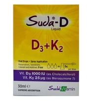 Suda Vitamin D3 K2 Likid Vitamin 30 ml