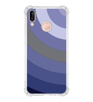Huawei P20 Lite  Köşe Korumalı Antişok Kapak Renk Cümbüşü Tasarımlı Şeffaf  Kılıf