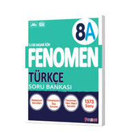 Fenomen Yayıncılık 2024-2025 Müfredat Yeni Nesil 8.Sınıf A Serisi Türkçe Soru Bankası (Çok Renkli)