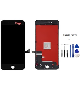 iPhone 7 PLUS Uyumlu Lcd Ekran Dokunmatik A+A KALİTE (LW MARKA) SİYAH + TAMİR SETİ