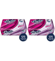 Papia Platinum Pratik Mendil 125 Yaprak (4 Katlı) 250 Yaprak (2PK*125)