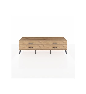 Hyperion TV Ünitesi 4 Çekmeceli  176x44x51 Çam-Çam