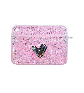 Microsonic AirPods Pro 2.Nesil Kılıf Glitter Shiny Pembe (Pembe)
