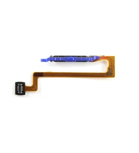 Pocophone X5 ile Uyumlu Tuş Parmak İzi Okuyucu Film Flex (Mavi)