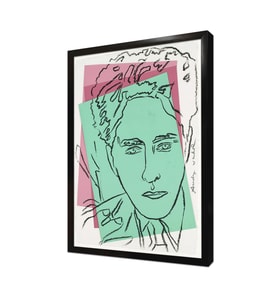 Jean Cocteau By Andy Warhol Çerçeveli Mdf Tablo