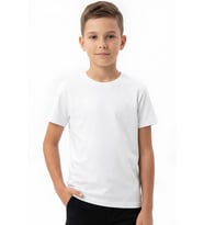 Erkek Çocuk Geniş Kalıp Basic T-Shirt 6-14 Yaş 12689DS MODANINO