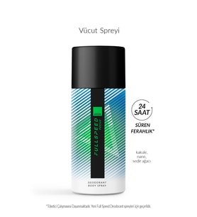 Avon Full Speed Focus Erkek Sprey Deodorant 150 Ml. (Renksiz)