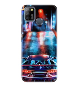 INFINIX Smart 4 5 6 Zero 8 S5 Pro Kılıf Desemli Silikon Neon Cars 1724
