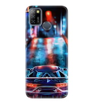 INFINIX Smart 4 5 6 Zero 8 S5 Pro Kılıf Desemli Silikon Neon Cars 1724