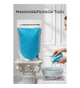 Premium Manikür & Pedikür Tuzu - 400g Yoğun Mineralli El ve Ayak Bakım Granülü Tuzu