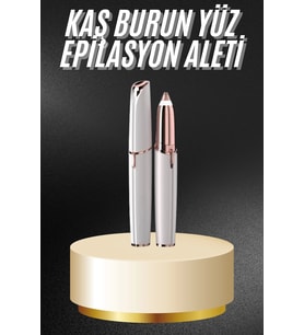 Unısex Şarjlı Kaş Bıyık Alma Epilatörü Hassas Ciltlere Özel Acısız