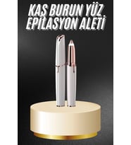 Unısex Şarjlı Kaş Bıyık Alma Epilatörü Hassas Ciltlere Özel Acısız