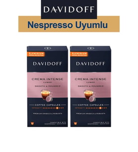 Davidoff Nespresso Uyumlu Kapsul Kahve Crema Intense 2 x 10 adet