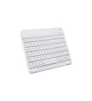 iPad Air 6. / Air 7. Nesil 11" Tablet İçin Uyumlu Slim Şarjlı Türkçe Bluetooth Klavye (Beyaz)