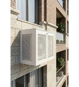 Klima Motoru/Dış Ünite Gizleme/Koruma Kafesi M 18000 BTU - 24000 BTU 110x56x85(H) Square