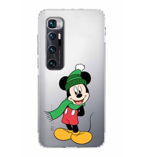 Xiaomi  Mi 10 Ultra  Kamera Korumalı Kapak Mickey Mouse Tasarımlı Şeffaf  Kılıf