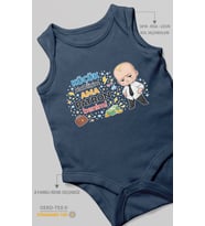 Küçük olabilirim ama patron benim Sıfır Kollu Bebek Body