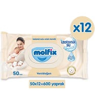Izotonik Sulu Islak Mendil Yenidoğan 600 Adet