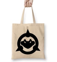 Battletoads Logo preta Bez Çanta Uzun Saplı