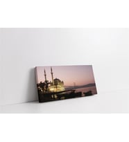 Gece Ortaköy ve Boğaziçi Kanvas Tablo