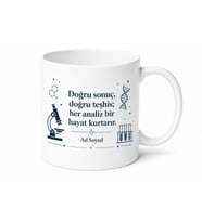 Tıbbi Laboratuvar Teknikleri Öğrencisine Analiz Sonuçları Doğruluk Kupa Hediye Bardak