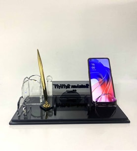 Masaüstü Kristal Kalemli İsimlik Hediye Seti M530