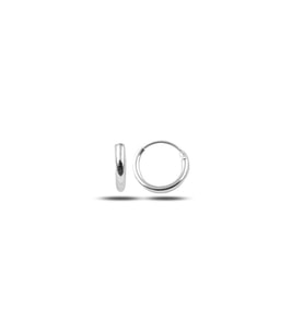10mm Sade Halka Küpe