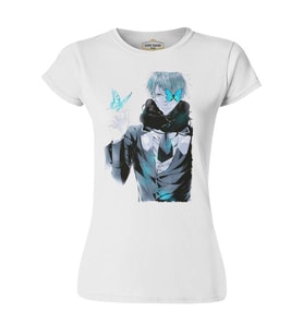 Anime Character Beyaz Bayan Tshirt