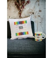 English Teacher Kupa Bardak ve Yastık Set008 (Beyaz)