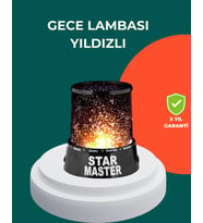 Northcity Galaxy Efektli LED Yıldız Projektör Renk Değiştirmeli Oda Aydınlatması - Atmosfer Yaratın