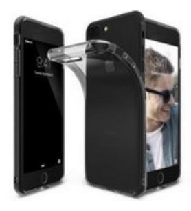 Ringke Air İphone 7 Plus ile Uyumlu Kılıf Smoke Black (Siyah)