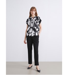 LCWAIKIKI Classic Siyah Beli Lastikli Kadın Pantolon