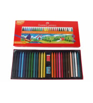 Mum Pastel Boya Erasable Crayons Karton Kutu Silinebilir Üçgen 110mm (Karışık)